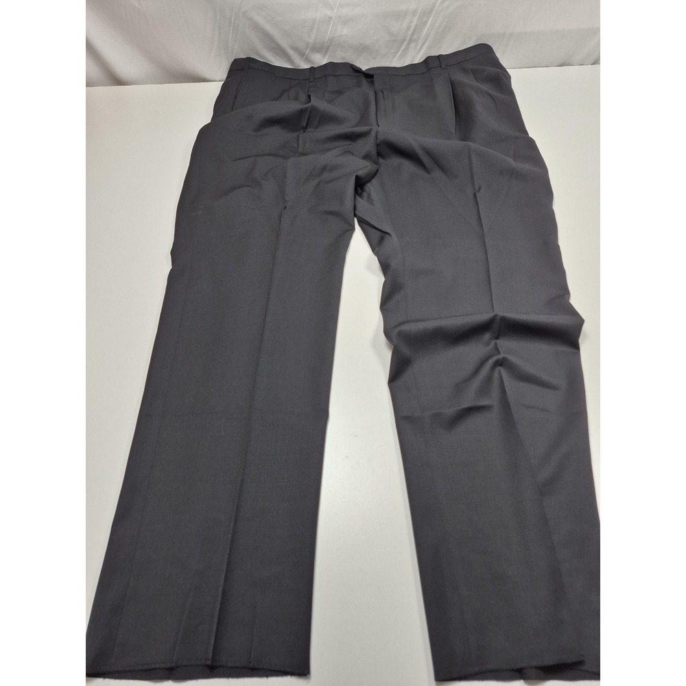 VTG Palm Beach Dress Pants Men's 54x36 Gray Super 100 Wool Pleated Straight NWT